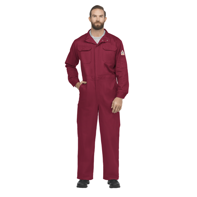 Bulwark CEB2RD Excel FR Premium Cotton Coverall — Red