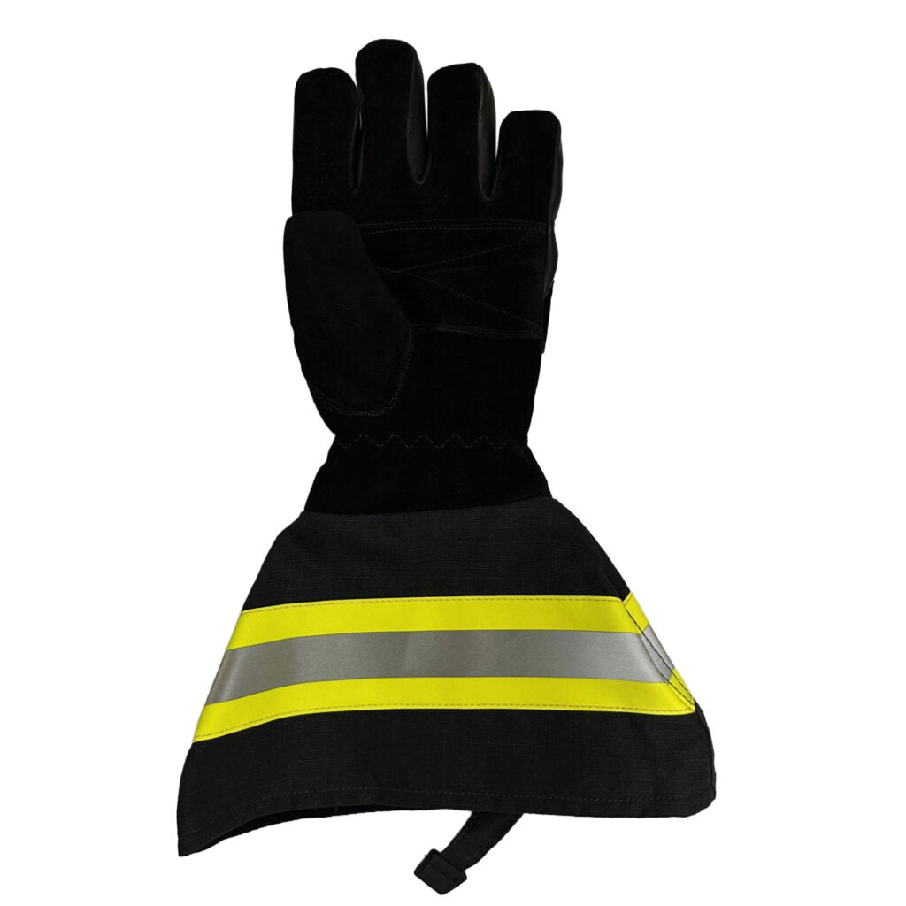 Ultimate Glow + Leather Long Cuff Glove