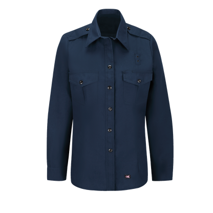 '- [ ] Women's Classic Long Sleeve Fire Chief Shirt