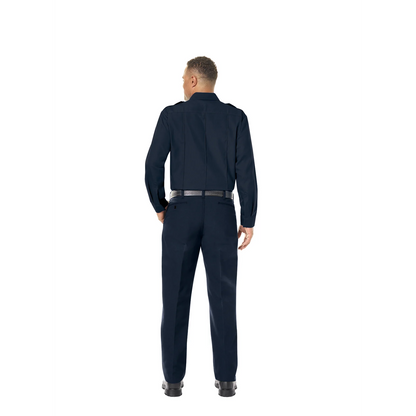 Men's Classic Long Sleeve Fire Chief Shirt Midnight Navy