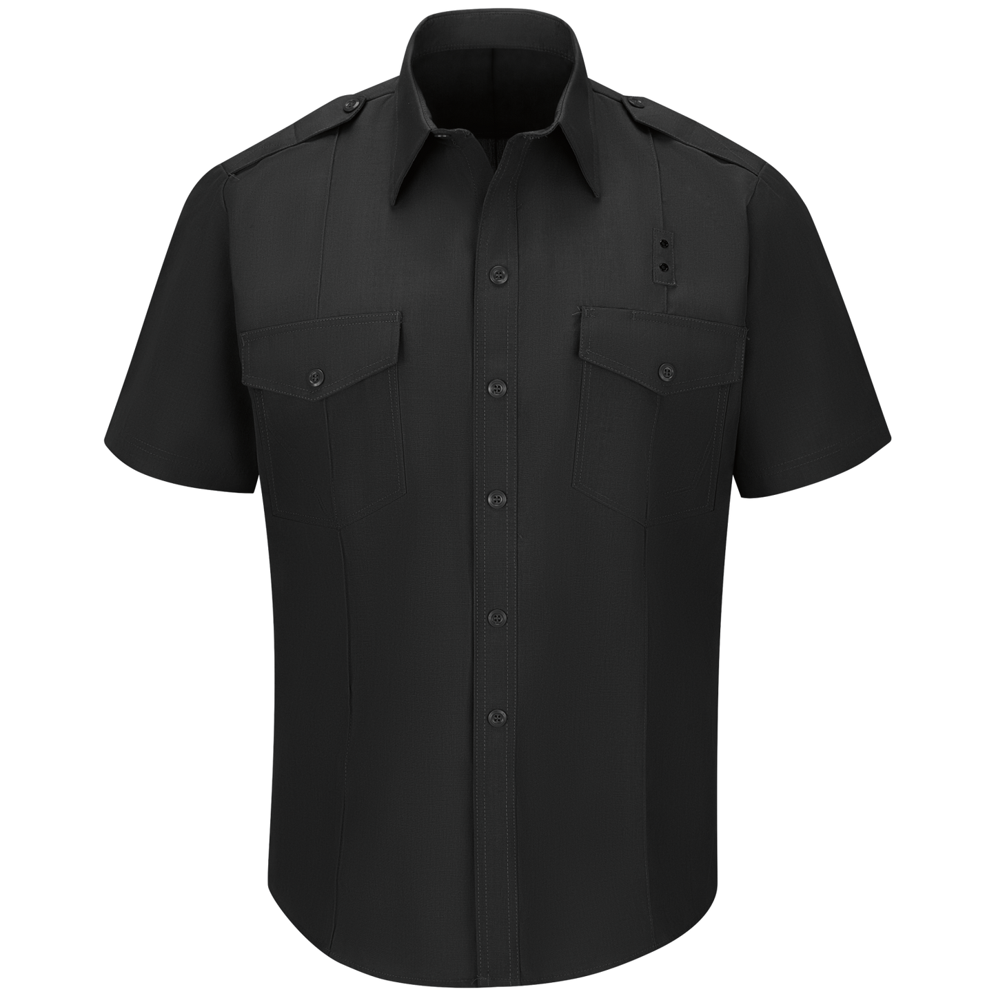 Men’s Classic Short Sleeve Fire Chief Shirt Black