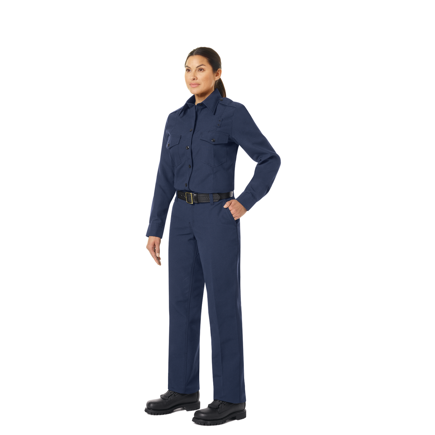 '- [ ] Women's Classic Long Sleeve Fire Chief Shirt