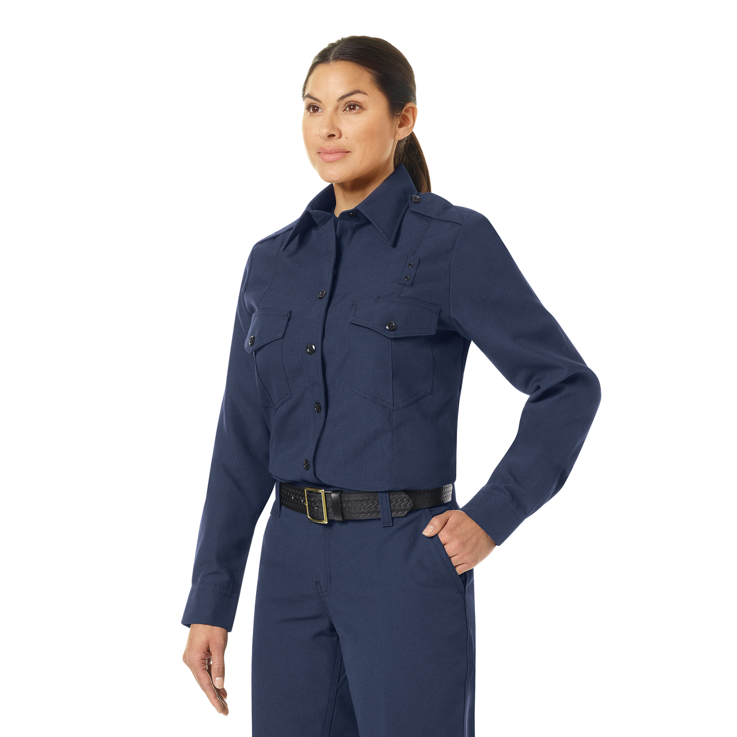 '- [ ] Women's Classic Long Sleeve Fire Chief Shirt