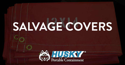 Husky 12 ft × 18 ft 10 oz Vinyl Salvage Cover - HTV-12x18