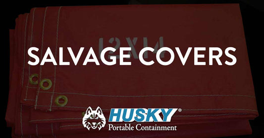 Husky 12 ft × 18 ft 10 oz Vinyl Salvage Cover - HTV-12x18