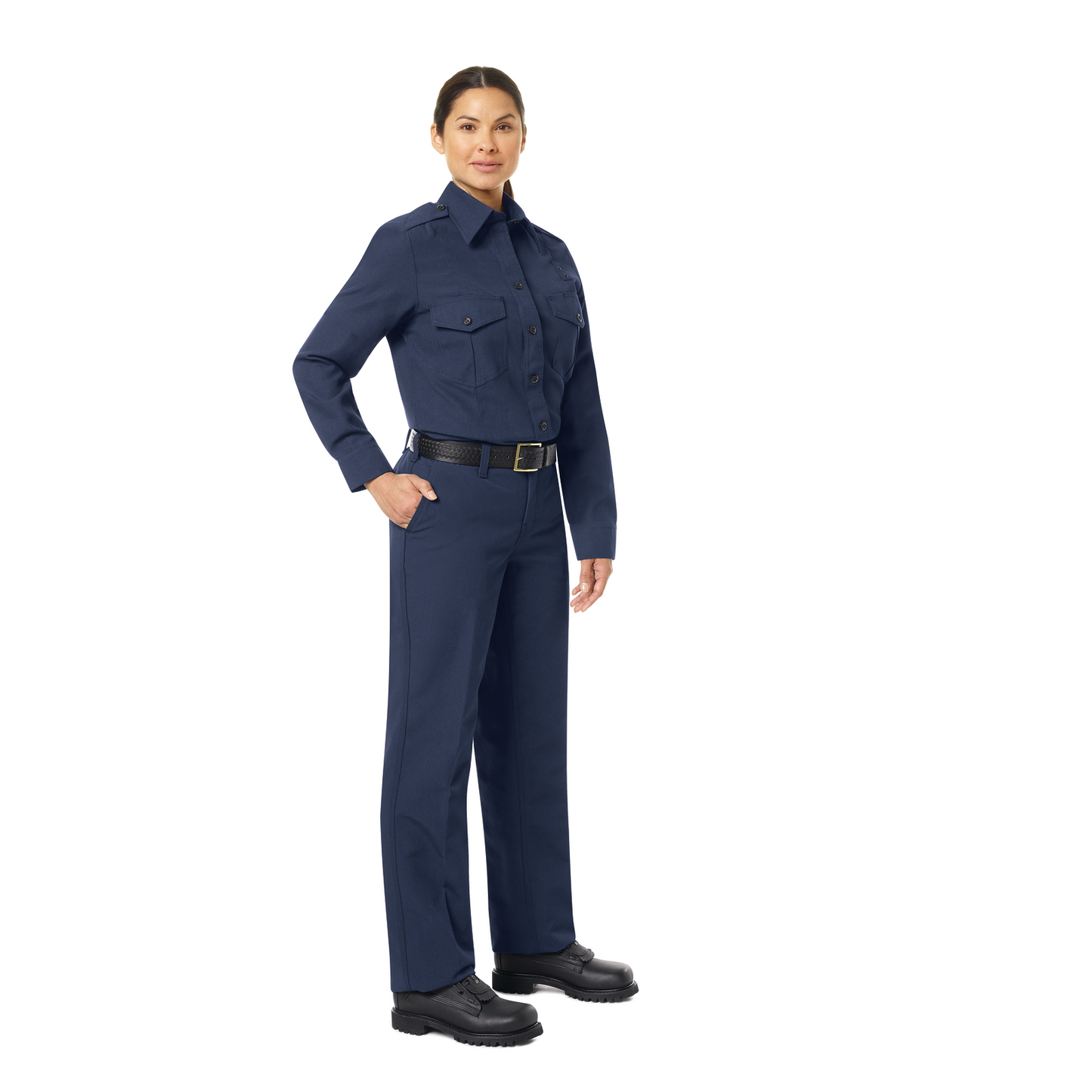 '- [ ] Women's Classic Long Sleeve Fire Chief Shirt
