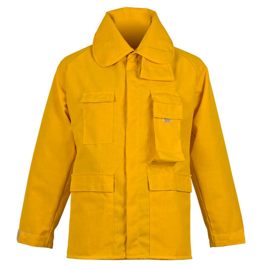 CrewBoss 6 oz Nomex yellow brush coat