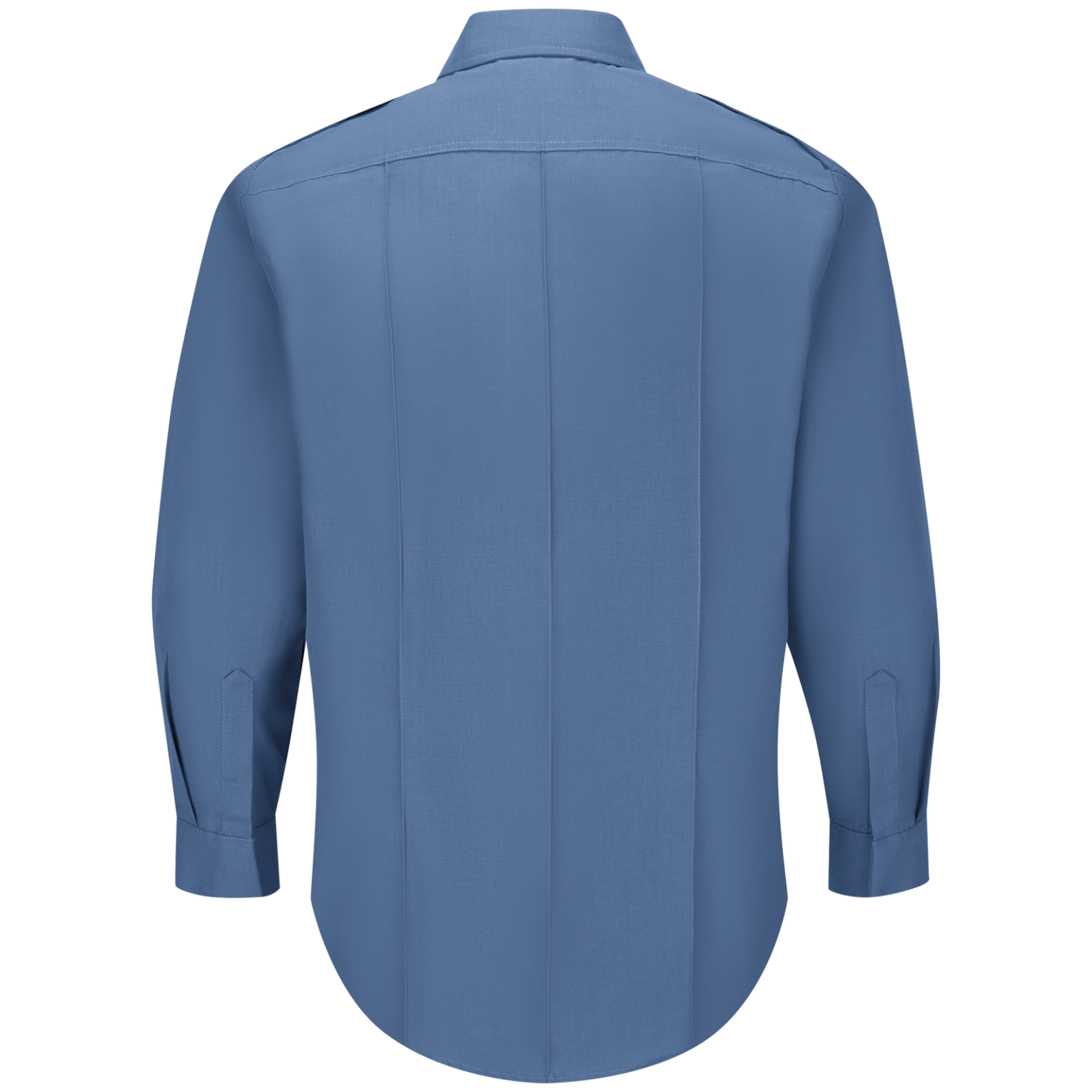 Men’s Classic Long Sleeve Fire Chief Shirt Light Blue