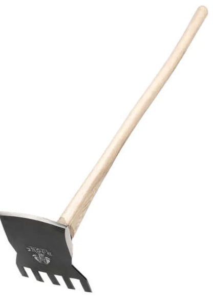 Rogue Hoe 7″ Rake 40″ Curved Handle