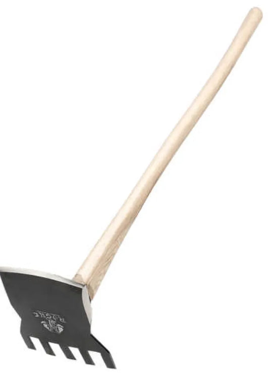 Rogue Hoe 7″ Rake 40″ Curved Handle