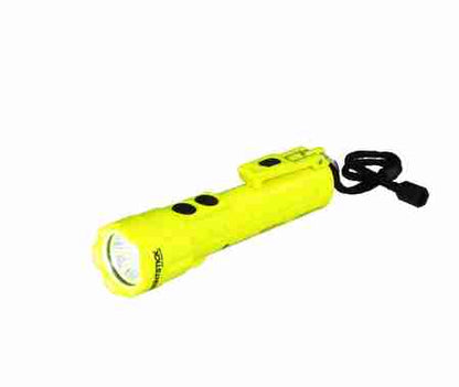 Nightstick Yellow/Green Flashlight W/ Dual Magnets