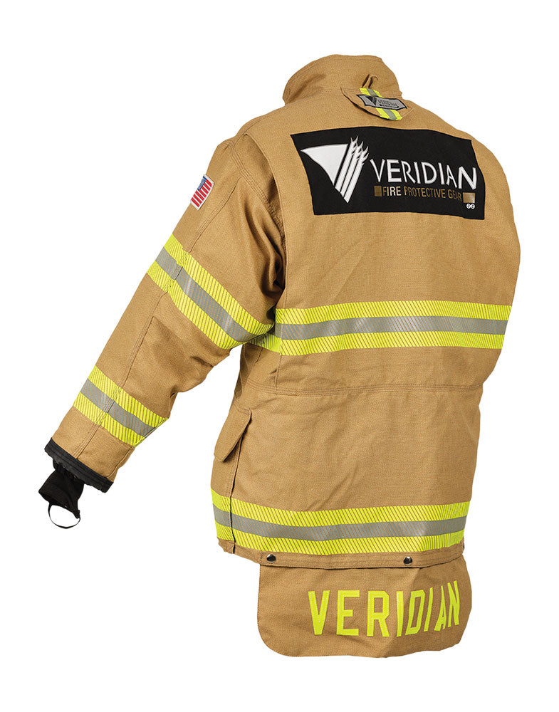 Veridian Velocity turnout coat alternate front view