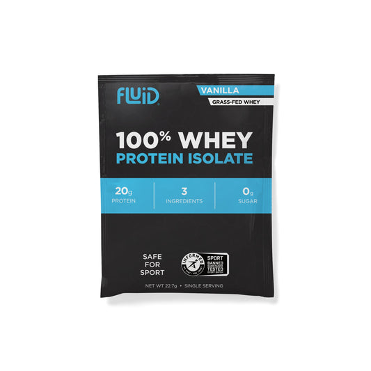 FLUID 100 whey protein isolate single serving