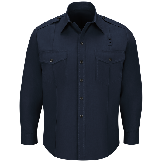 Men's Classic Long Sleeve Fire Chief Shirt Midnight Navy