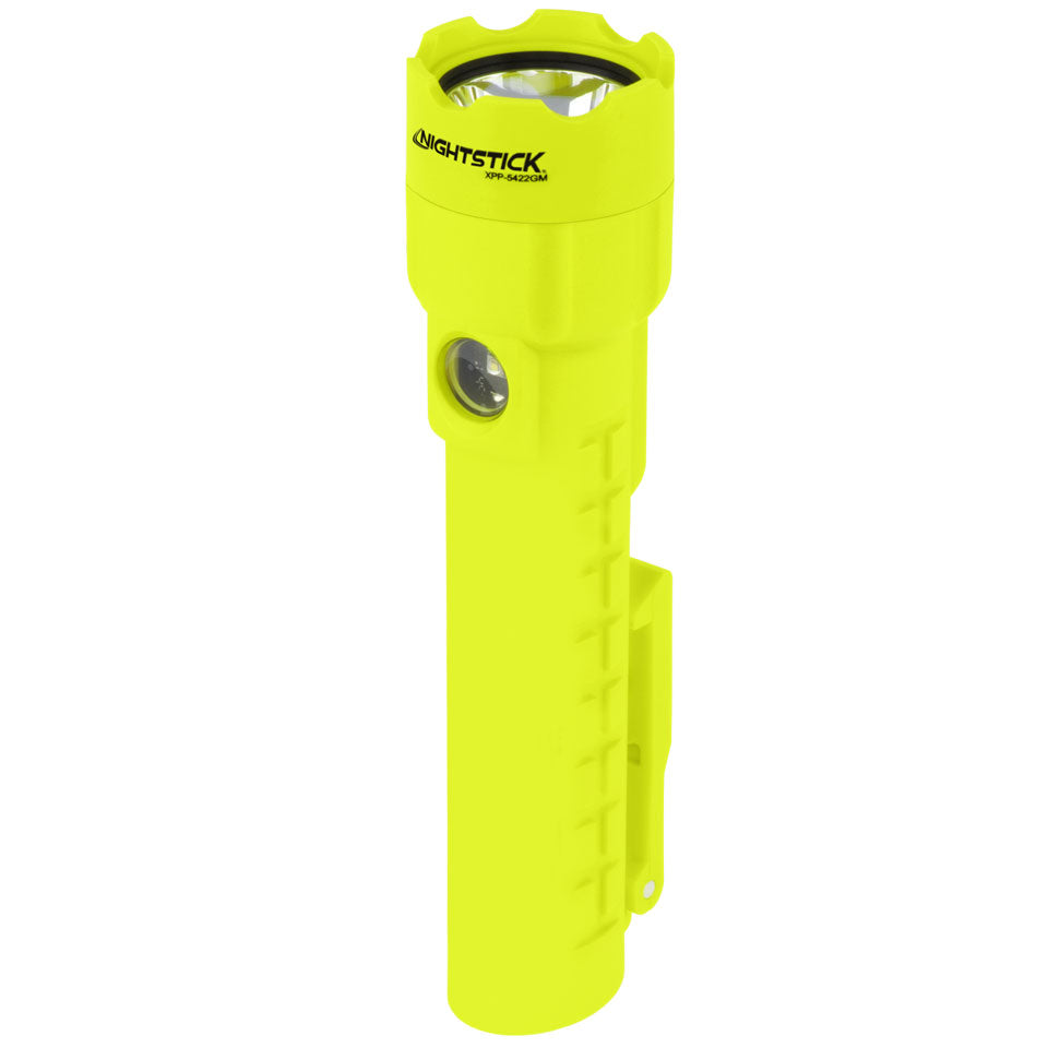 Nightstick Yellow/Green Flashlight W/ Dual Magnets