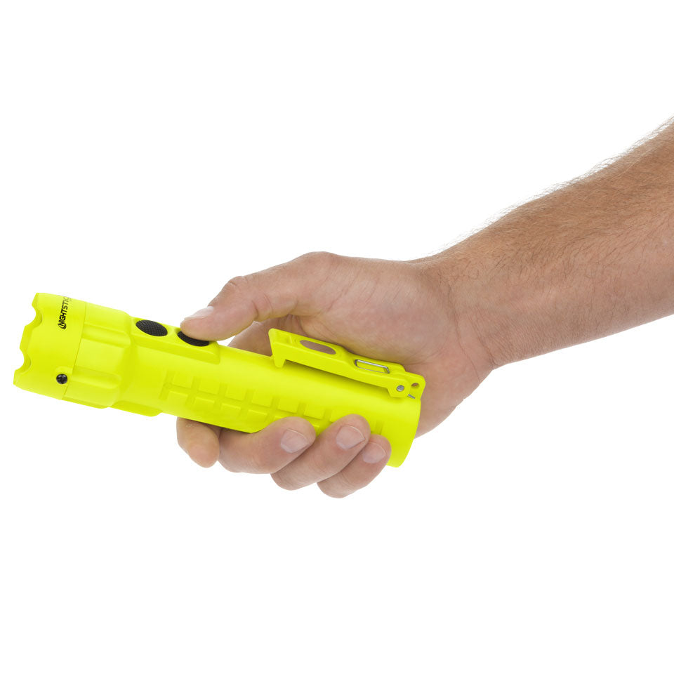 Nightstick Yellow/Green Flashlight W/ Dual Magnets