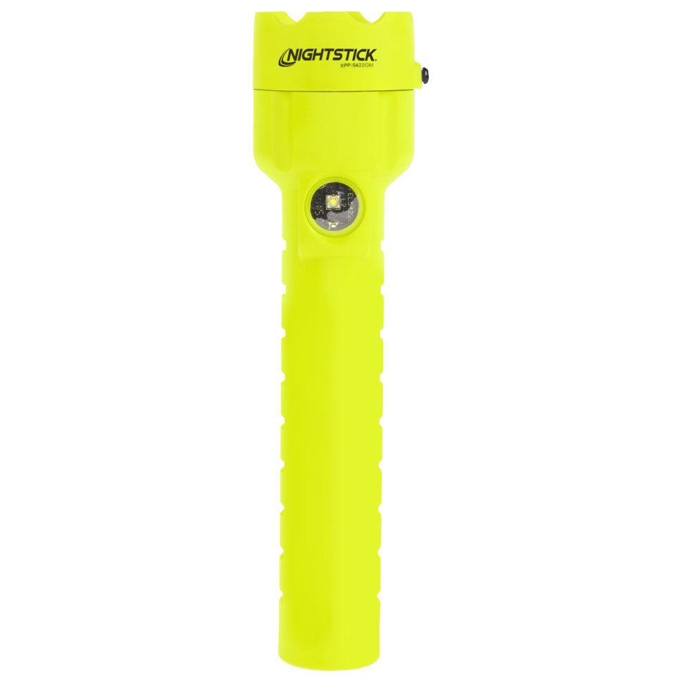 Nightstick Yellow/Green Flashlight W/ Dual Magnets