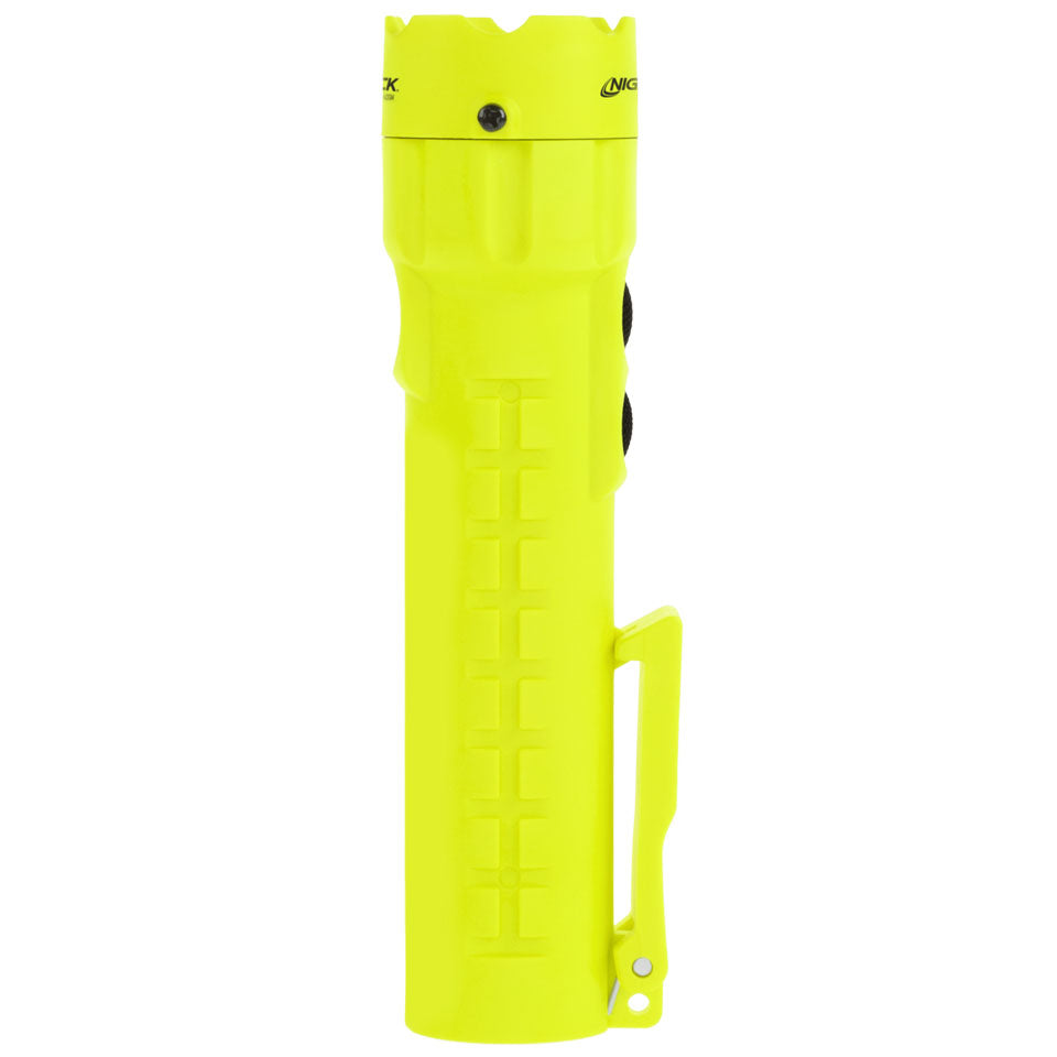 Nightstick Yellow/Green Flashlight W/ Dual Magnets