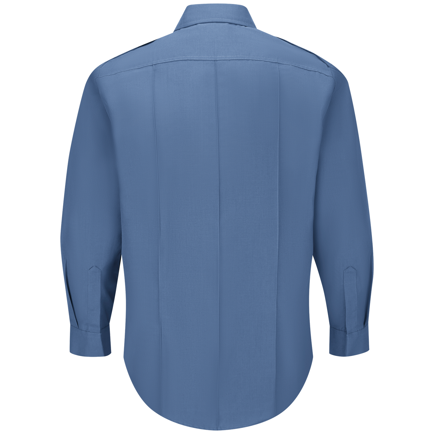 Men’s Classic Long Sleeve Fire Chief Shirt Light Blue
