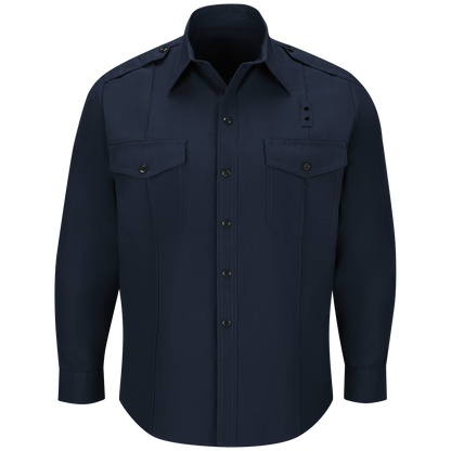 Men's Classic Long Sleeve Fire Chief Shirt Midnight Navy