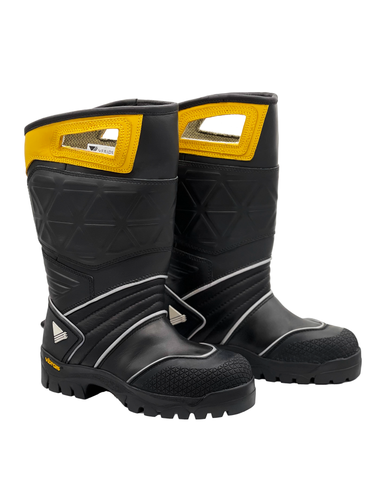 Veridian Vanquish structural firefighting boot front view
