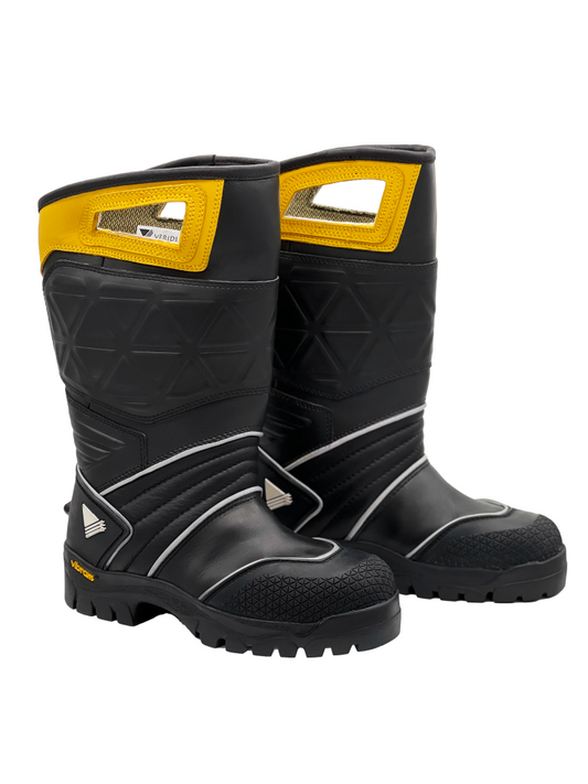 Veridian Vanquish structural firefighting boot front view