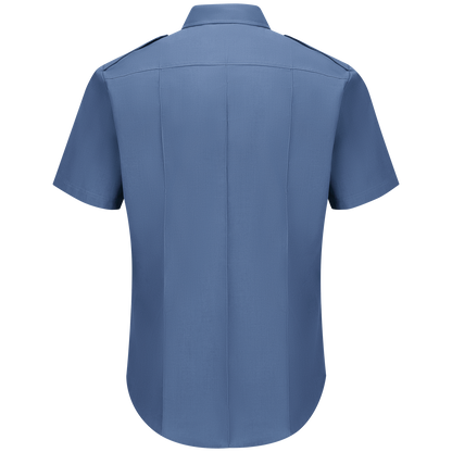 Men’s Classic Short Sleeve Fire Chief Shirt Light Blue