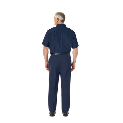 Men’s Classic Short Sleeve Fire Chief Shirt Navy