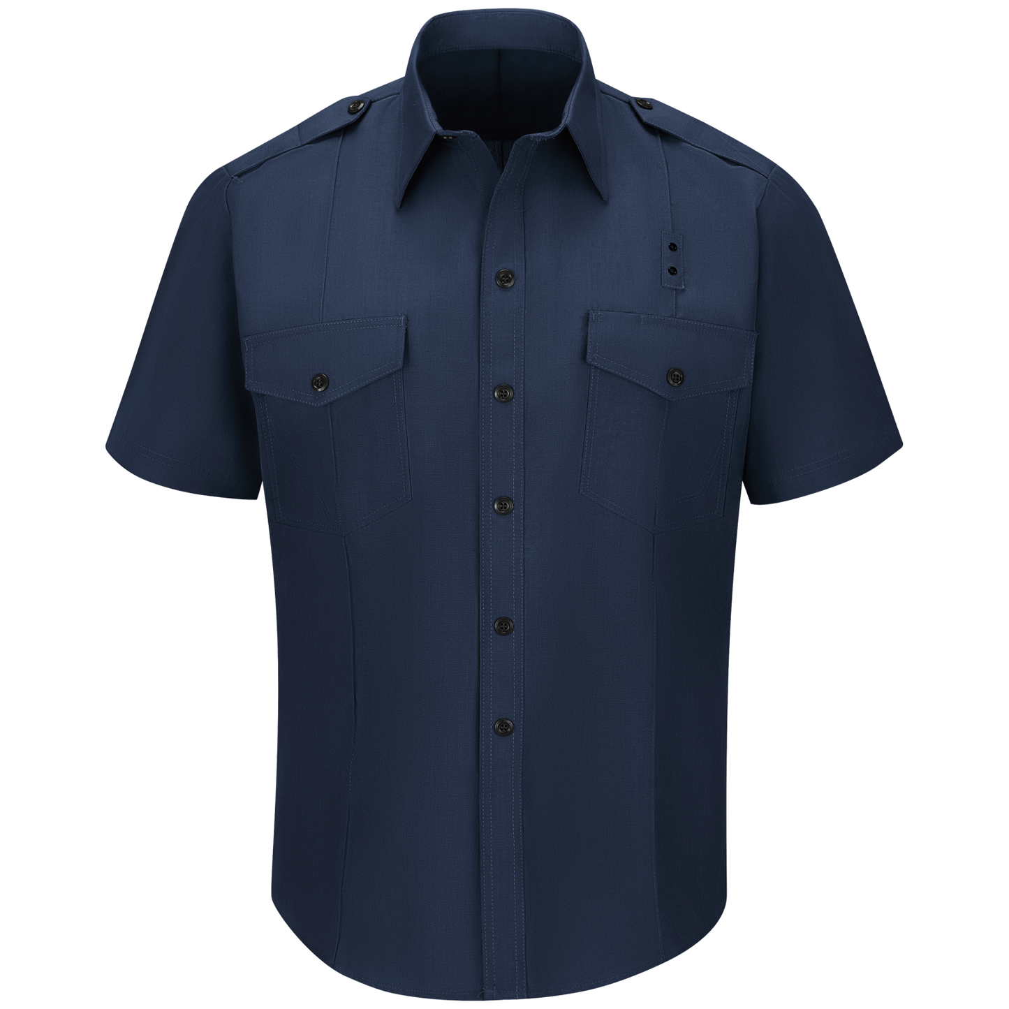 Men’s Classic Short Sleeve Fire Chief Shirt Navy