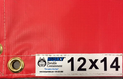 Husky 12 ft × 18 ft 10 oz Vinyl Salvage Cover - HTV-12x18